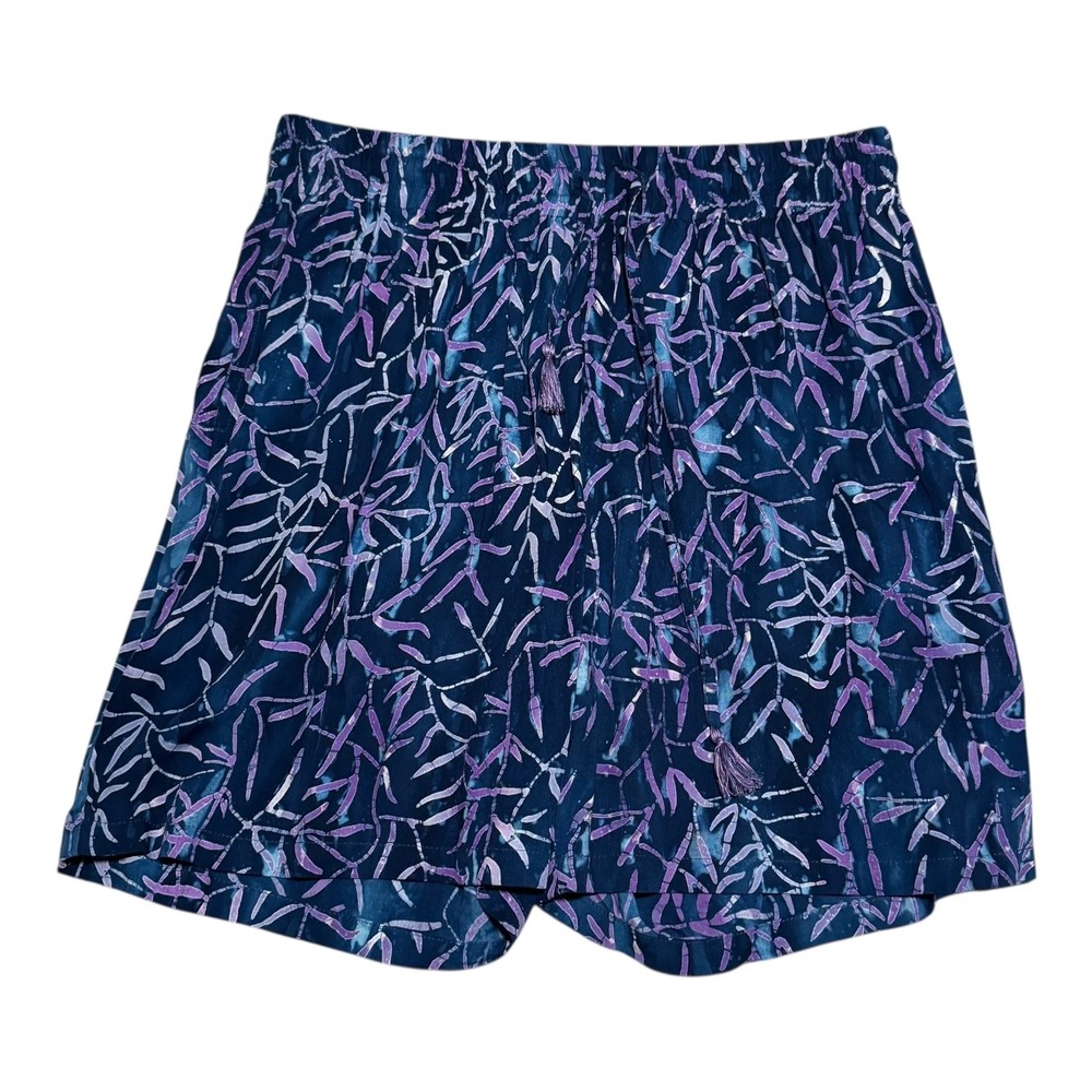 AGASVAHA by Galuh Kenanga‎ Mutlicolor 100% Rayon Hand Made Shorts Women's 2XL